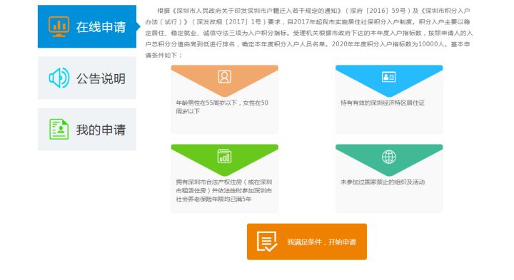 單獨講解一下深圳公安的積分入戶政策