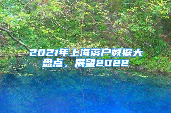 2021年上海落戶數(shù)據(jù)大盤點(diǎn)，展望2022