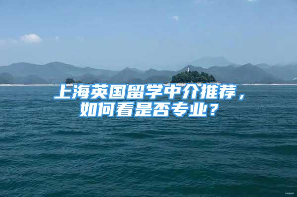 上海英國留學(xué)中介推薦，如何看是否專業(yè)？