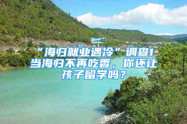 “海歸就業(yè)遇冷”調(diào)查1 當(dāng)海歸不再吃香，你還讓孩子留學(xué)嗎？