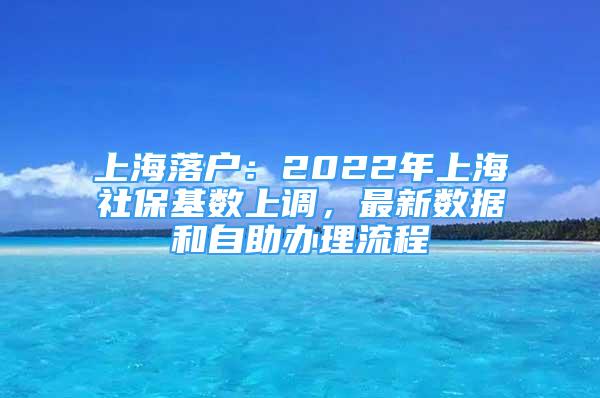 上海落戶：2022年上海社保基數(shù)上調(diào)，最新數(shù)據(jù)和自助辦理流程