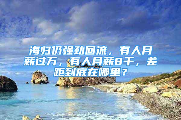 海歸仍強(qiáng)勁回流，有人月薪過(guò)萬(wàn)，有人月薪8千，差距到底在哪里？