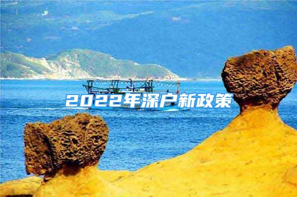 2022年深戶新政策