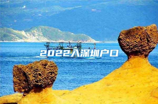 2022入深圳戶口