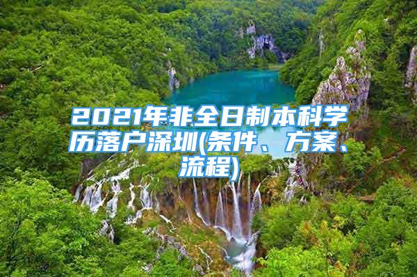 2021年非全日制本科學歷落戶深圳(條件、方案、流程)