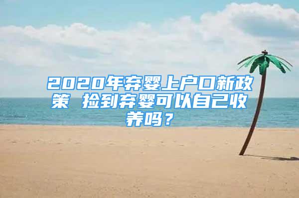 2020年棄嬰上戶口新政策 撿到棄嬰可以自己收養(yǎng)嗎？