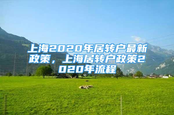 上海2020年居轉(zhuǎn)戶最新政策，上海居轉(zhuǎn)戶政策2020年流程