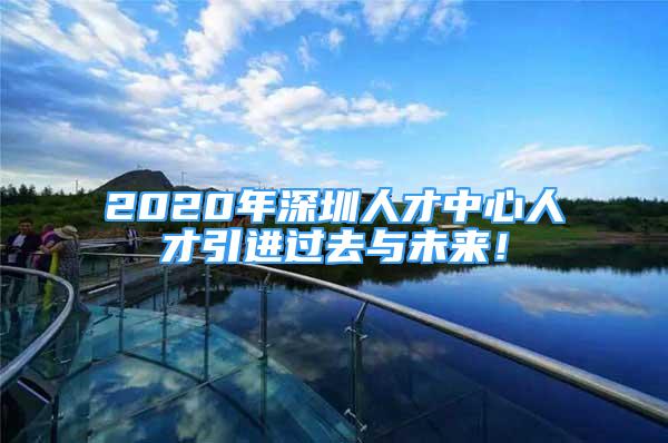 2020年深圳人才中心人才引進(jìn)過(guò)去與未來(lái)！