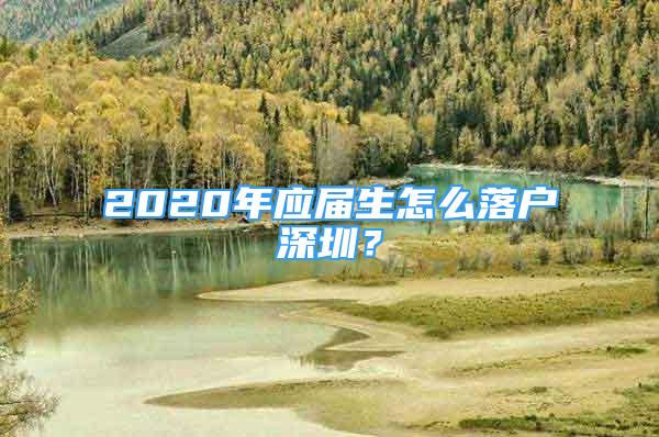 2020年應屆生怎么落戶深圳？