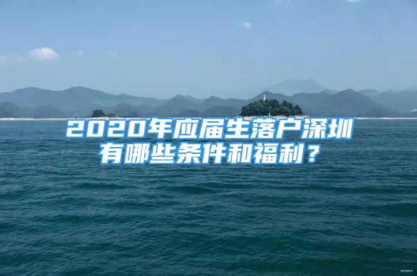 2020年應(yīng)屆生落戶深圳有哪些條件和福利？