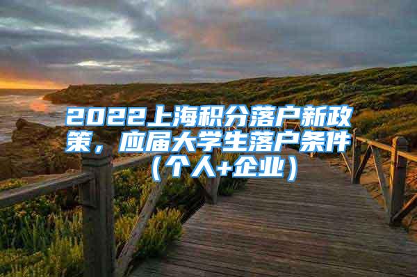 2022上海積分落戶新政策，應(yīng)屆大學(xué)生落戶條件（個人+企業(yè)）