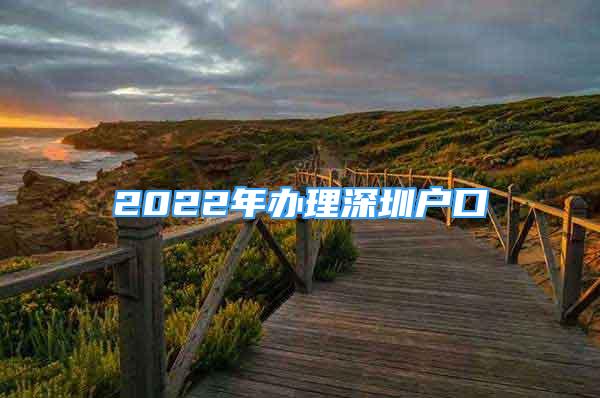 2022年辦理深圳戶口