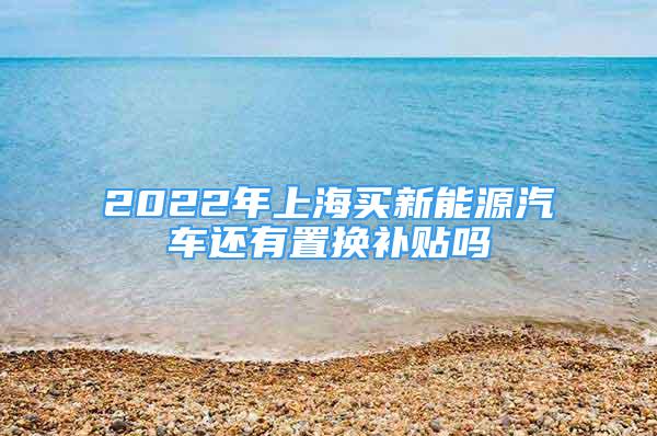 2022年上海買新能源汽車還有置換補貼嗎