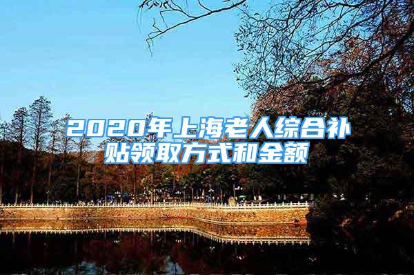 2020年上海老人綜合補貼領(lǐng)取方式和金額