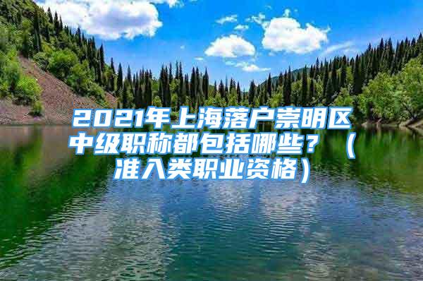 2021年上海落戶崇明區(qū)中級職稱都包括哪些？（準入類職業(yè)資格）