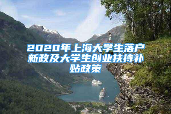 2020年上海大學(xué)生落戶新政及大學(xué)生創(chuàng)業(yè)扶持補(bǔ)貼政策