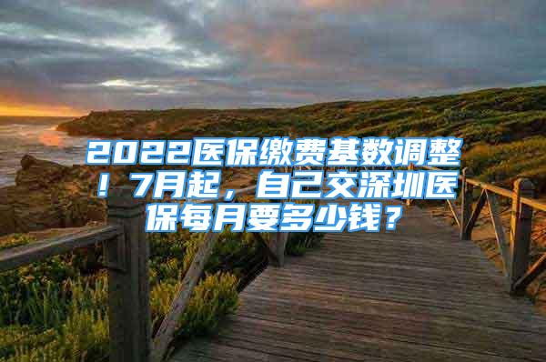 2022醫(yī)保繳費基數(shù)調(diào)整！7月起，自己交深圳醫(yī)保每月要多少錢？