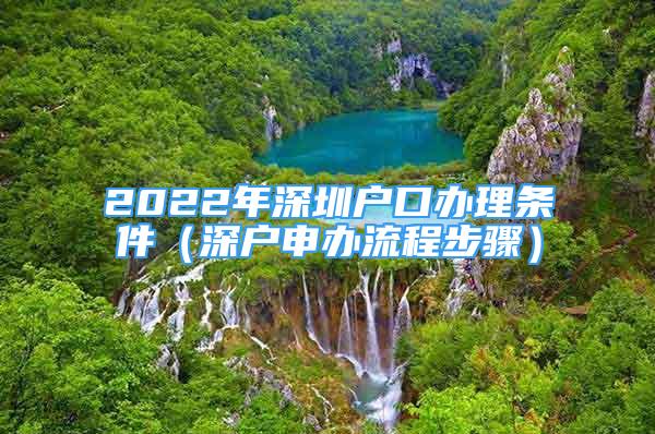 2022年深圳戶口辦理?xiàng)l件（深戶申辦流程步驟）