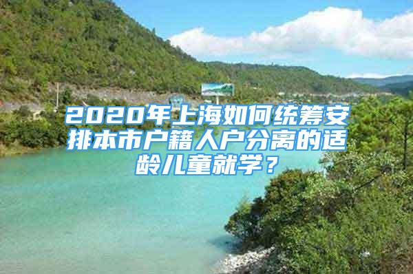 2020年上海如何統(tǒng)籌安排本市戶籍人戶分離的適齡兒童就學(xué)？