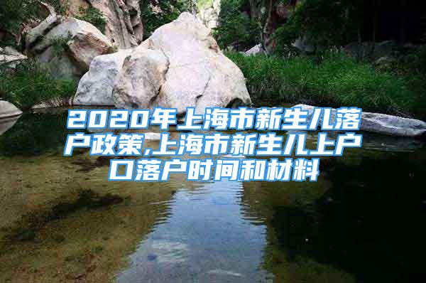 2020年上海市新生兒落戶政策,上海市新生兒上戶口落戶時(shí)間和材料