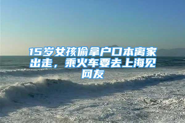 15歲女孩偷拿戶口本離家出走，乘火車要去上海見網(wǎng)友