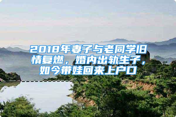 2018年妻子與老同學(xué)舊情復(fù)燃，婚內(nèi)出軌生子，如今帶娃回來(lái)上戶口