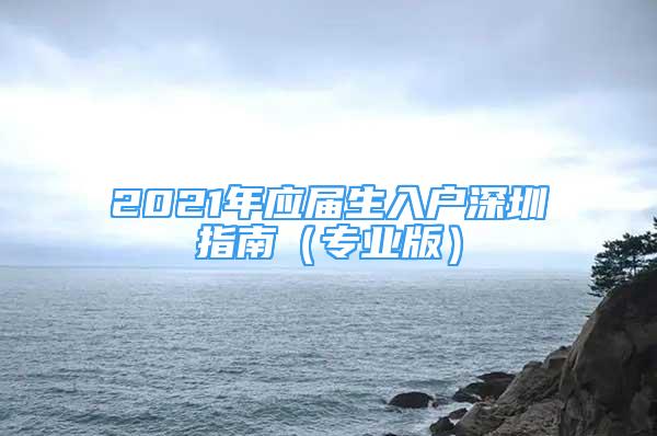 2021年應屆生入戶深圳指南（專業(yè)版）