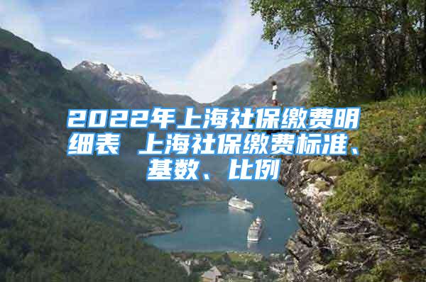 2022年上海社保繳費明細表 上海社保繳費標準、基數(shù)、比例