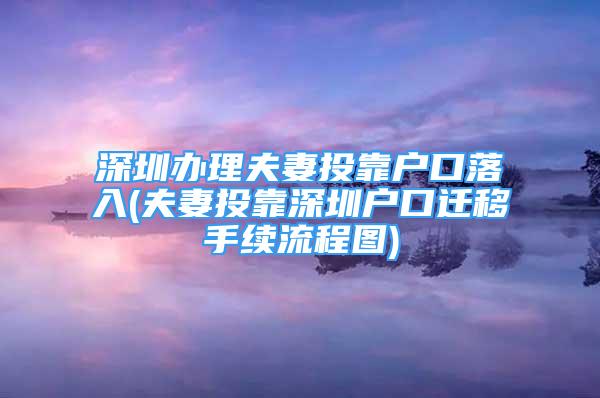 深圳辦理夫妻投靠戶口落入(夫妻投靠深圳戶口遷移手續(xù)流程圖)