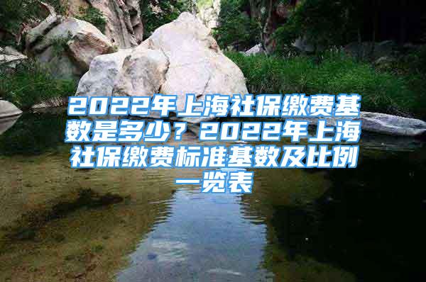 2022年上海社保繳費(fèi)基數(shù)是多少？2022年上海社保繳費(fèi)標(biāo)準(zhǔn)基數(shù)及比例一覽表