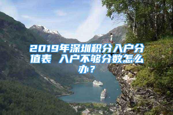 2019年深圳積分入戶分值表 入戶不夠分?jǐn)?shù)怎么辦？