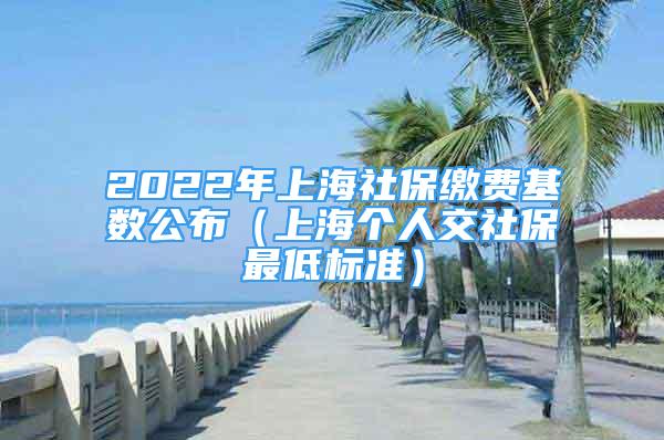 2022年上海社保繳費基數(shù)公布（上海個人交社保最低標準）