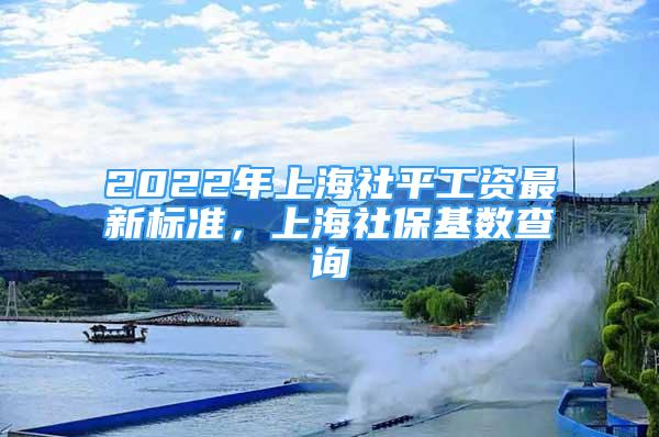 2022年上海社平工資最新標準，上海社?；鶖?shù)查詢