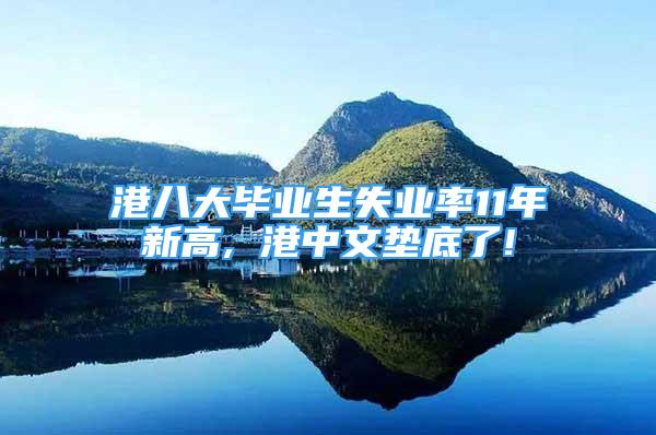 港八大畢業(yè)生失業(yè)率11年新高, 港中文墊底了!