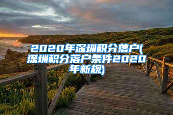 2020年深圳積分落戶(深圳積分落戶條件2020年新規(guī))