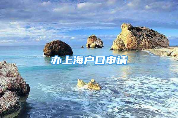 辦上海戶口申請