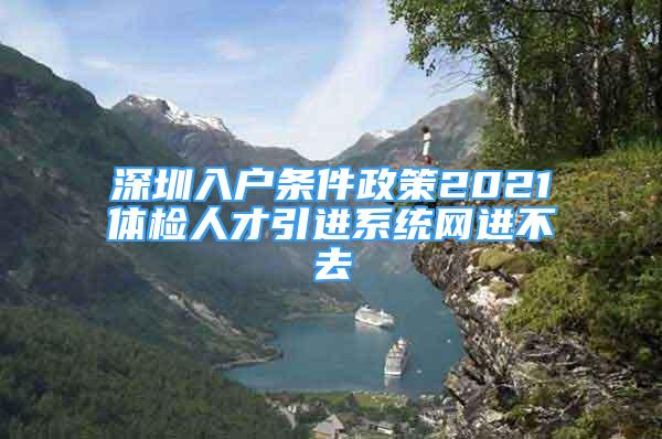 深圳入戶條件政策2021體檢人才引進(jìn)系統(tǒng)網(wǎng)進(jìn)不去