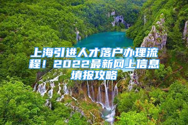 上海引進(jìn)人才落戶辦理流程！2022最新網(wǎng)上信息填報(bào)攻略