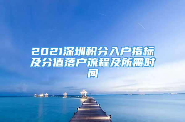 2021深圳積分入戶指標(biāo)及分值落戶流程及所需時間