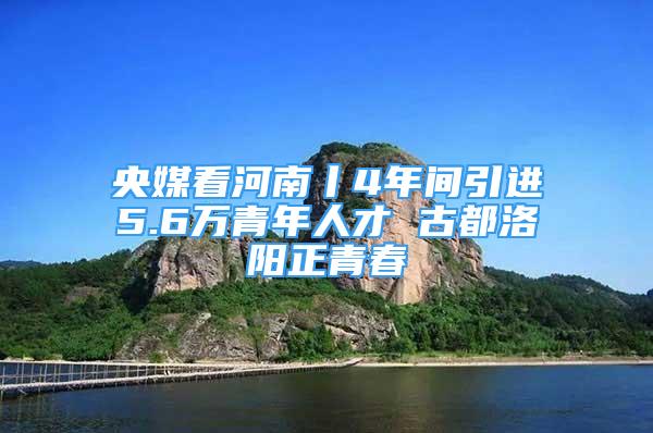 央媒看河南丨4年間引進(jìn)5.6萬青年人才 古都洛陽正青春