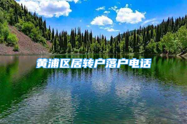 黃浦區(qū)居轉(zhuǎn)戶落戶電話