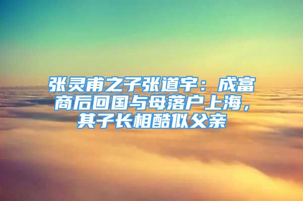 張靈甫之子張道宇：成富商后回國(guó)與母落戶(hù)上海，其子長(zhǎng)相酷似父親