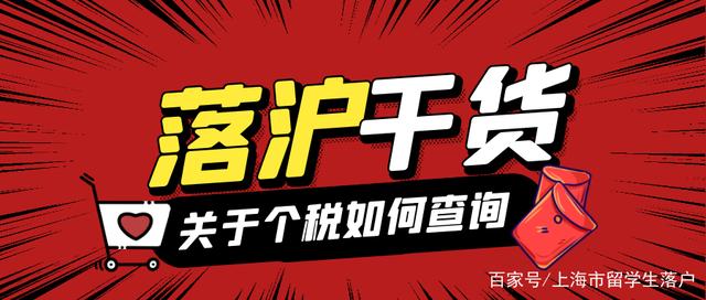 30秒帶你了解留學(xué)生落戶上海個(gè)稅如何查詢(xún)？