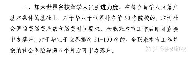 TOP50，這些高校留學畢業(yè)直接落戶上海！