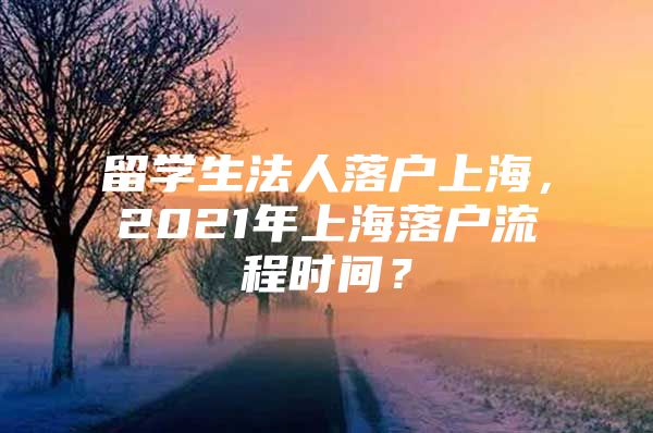 留學(xué)生法人落戶上海，2021年上海落戶流程時(shí)間？