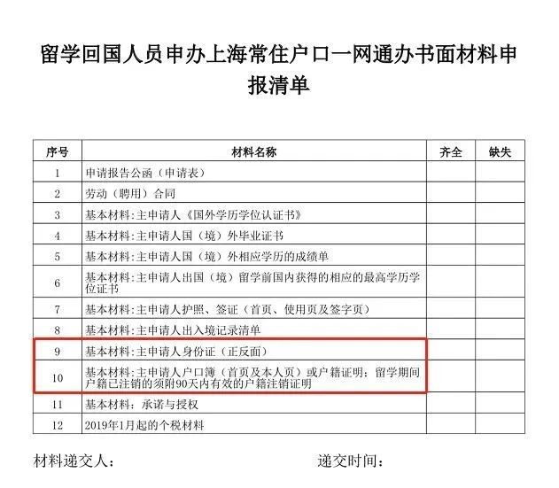 再迎簡化！留學(xué)生落戶現(xiàn)場遞交不再需要這些材料！