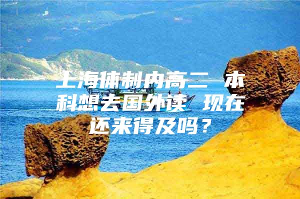 上海體制內(nèi)高二 本科想去國(guó)外讀 現(xiàn)在還來得及嗎？